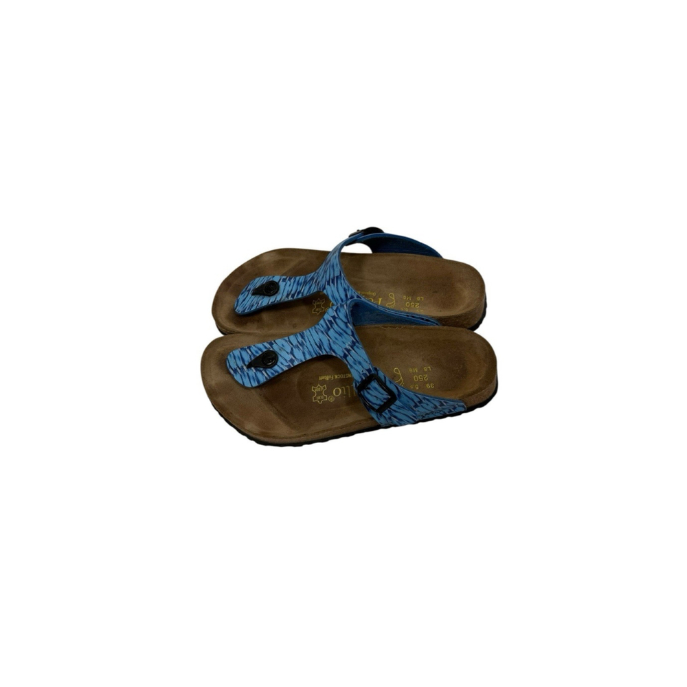 Birkenstock Gizeh Papillo Blue Thong Sandals Size 39-8/8.5 - Picture 2 of 7